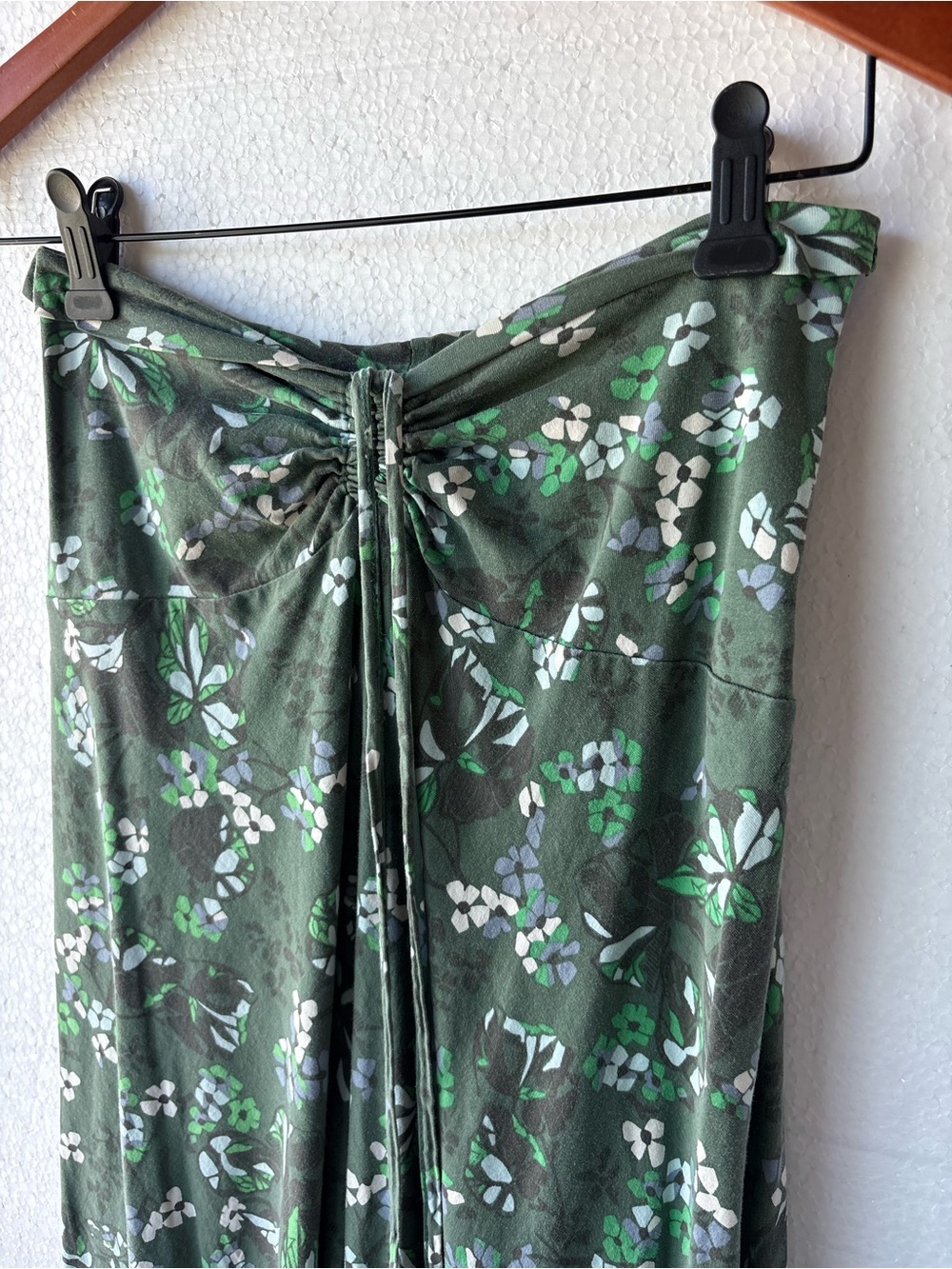 Patagonia Floral Midi Skirt Organic Cotton Drawstring Cottagecore - Picture 8 of 8